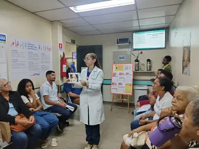 notícia: Hospital Regional do Sudeste promove ação educativa sobre doença de Chagas, em Marabá