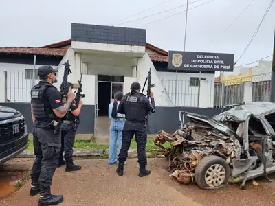 notícia: Em Cachoeira do Piriá, PC prende investigada pelo crime de extorsão mediante sequestro 