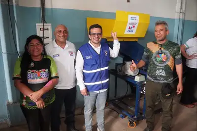 notícia: Semas entrega equipamentos para cooperativa de reciclagem em Salvaterra, no Marajó