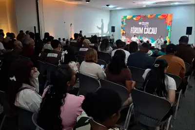 notícia: Festival Internacional do Chocolate debate sobre o mercado do cacau em painéis científicos 