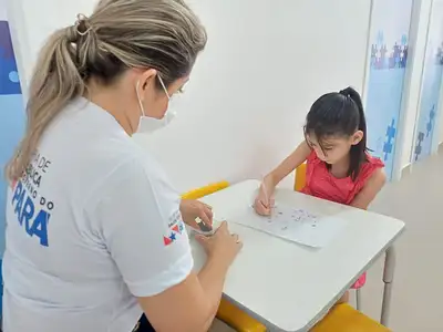 notícia: Em Santarém, atendimento psicológico ajuda no desenvolvimento de pacientes com TEA