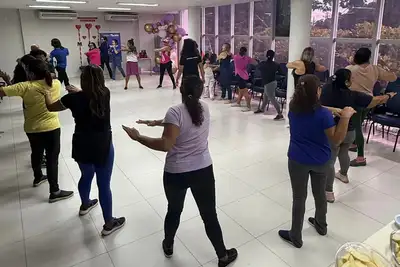 notícia: ParáPaz Mulher promove manhã de bem-estar com aula de funcional para mulheres 