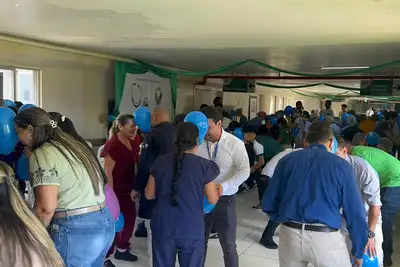 notícia: Hospital Regional de Tucuruí promove o Dia D das campanhas Abril Azul e Verde
