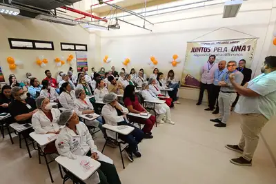 notícia: Hospital Regional Abelardo Santos encerra II Simpósio sobre Segurança do Paciente com foco em inovação e cuidado