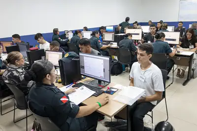 notícia: Governo do Pará inicia habilitação de 1.424 novos PMs aprovados em concurso público