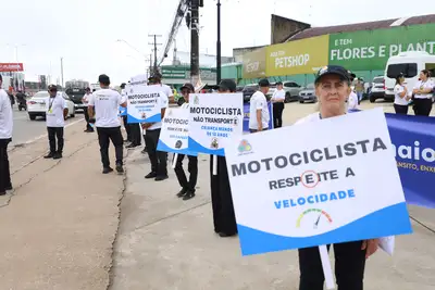 notícia: Detran inicia campanha Maio Amarelo com alerta para motociclistas na BR-316