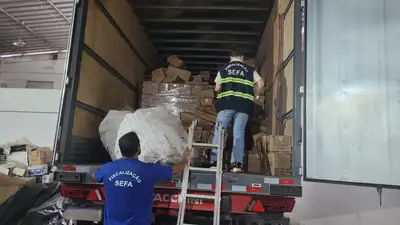 notícia: Secretaria da Fazenda (Sefa) apreende produtos alimentícios e dois transformadores  