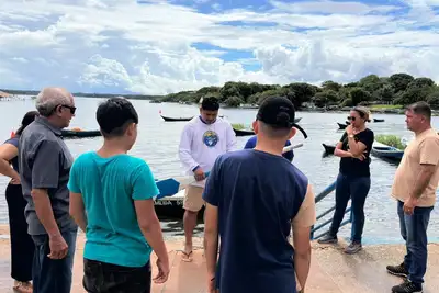 notícia: Jovens do sistema socioeducativo participam de projeto do Mês do Trabalhador em Santarém