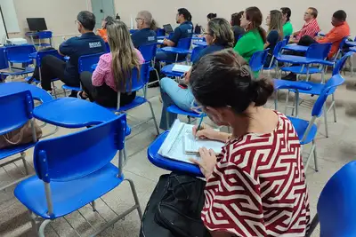 notícia: Caravana do PAE avança para Castanhal e Santa Izabel e amplia ação de organização administrativa na rede estadual