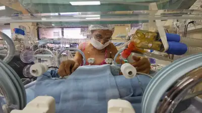 notícia: Profissionais conciliam maternidade e cuidado na UTI Neonatal do Hospital Abelardo Santos
