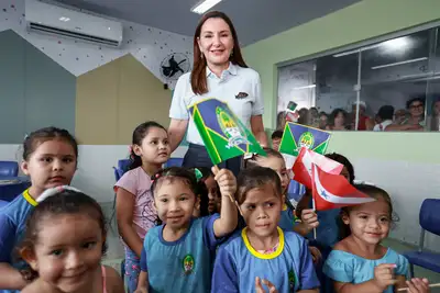 notícia: Programa “Creches por todo o Pará” já chega a 5 mil famílias e favorece o ingresso de mães no mercado de trabalho 