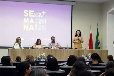 notícia: Semana de Enfermagem da Santa Casa do Pará destaca a ciência e a ética na gestão e assistência profissional