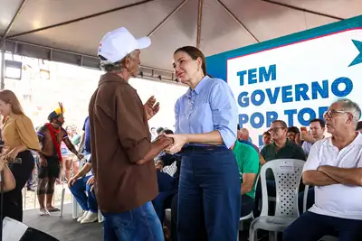 notícia: Governadora Hana Ghassan entrega Cheques Pecuária a produtores rurais de Redenção e Pau D’Arco 
