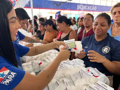 notícia: Governo do Pará entrega mais de 1,4 mil óculos gratuitos na Usina da Paz Terra Firme
