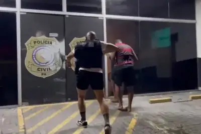 notícia: Dois homens são presos pela Polícia Civil por extorsão mediante sequestro em Belém
