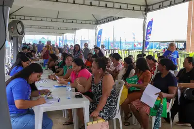 notícia: Estado leva atendimentos à população de Altamira em grande ação do 'Por Todas Elas'
