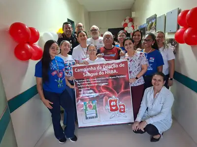 notícia: Hospital Regional de Santarém incentiva a doação de sangue para abastecer estoque do Hemopa