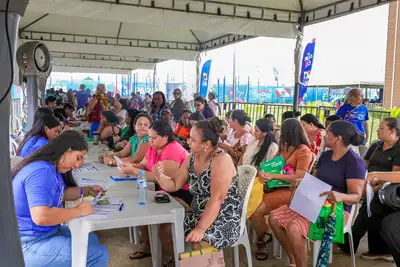notícia: Estado leva atendimentos à população de Altamira em grande ação do 'Por Todas Elas'