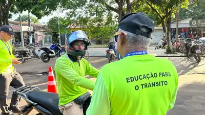 notícia: Detran encerra Maio Amarelo no Marajó com educação para o trânsito seguro
