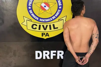 notícia: Polícia Civil prende dois investigados por envolvimento em roubo à joalheria em Belém