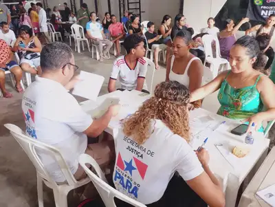 notícia: Seju leva serviços de cidadania a moradores do Guamá, em Belém