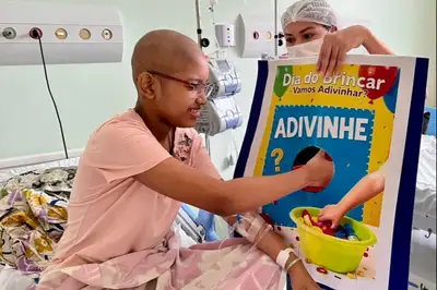 notícia: Dia do Brincar no Hospital Octávio Lobo reforça importância das atividades lúdicas no cuidado integral