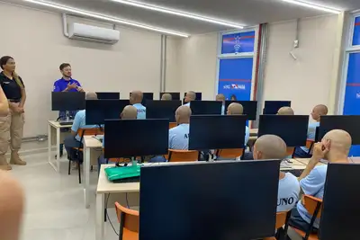notícia: Parceria entre Seap e Usina da Paz garante curso de informática para custodiados em Altamira 