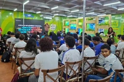 notícia: Escolas estaduais apresentam projetos de sustentabilidade e empreendedorismo na Feira MEI do Sebrae