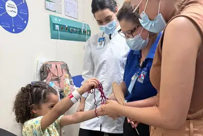 notícia: Humanização e consciência ambiental marcam ação com crianças no Hospital Regional de Marabá