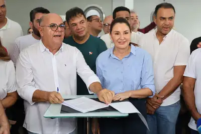 notícia: Governadora Hana Ghassan garante conclusão do Parque Jazida, em Capanema