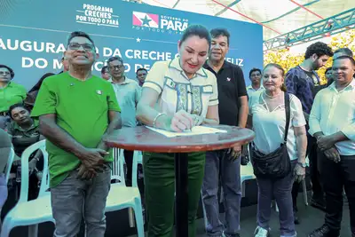notícia: Governadora Hana Ghassan anuncia obras do "Asfalto Por Todo o Pará" em Curralinho, no Marajó