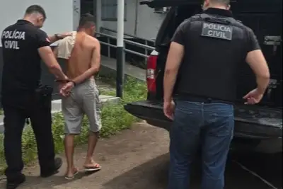 notícia: Homem é preso pela Polícia Civil por lesão corporal contra mulher, no bairro do Tapanã, em Belém