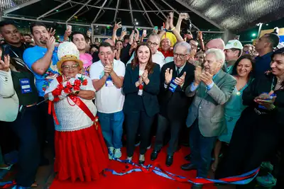 notícia: Governadora Hana Ghassan abre Pavilhão dos Municípios e destaca a força e a diversidade do Pará