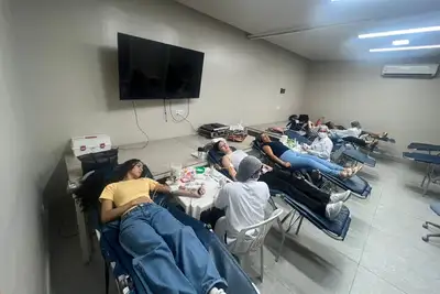 notícia: Hospital Ophir Loyola mobiliza população para campanha de doação de sangue em Belém