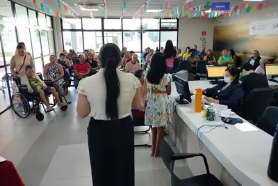 notícia: Hospital Regional de Oriximiná promove palestra sobre segurança alimentar para usuários do ambulatório