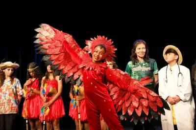 notícia: Pássaros Juninos levam tradição, teatro popular e cultura amazônica ao Arraial de Todos os Santos 2026