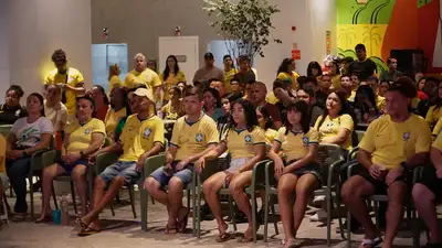 notícia: Público marcou presença no Parque da Cidade para assistir Brasil na Copa do Mundo 2026