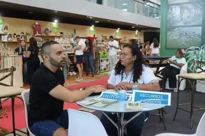 notícia: Semas leva iniciativas de desenvolvimento sustentável ao Pavilhão dos Municípios