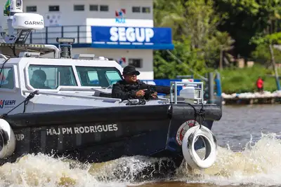 notícia: Base Fluvial Antônio Lemos completa quatro anos de operação com apreensão de 4,8 toneladas de drogas