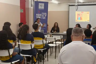 notícia: Fundação Cultural do Pará leva "Circuito do Livro" a Salinópolis e incentiva novos autores da rede pública