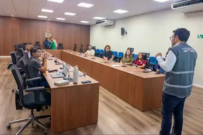 notícia: Semas realiza oficina sobre CAR PCT para alunos do curso de Direito da UFPA