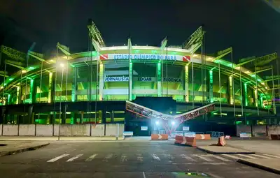 notícia: Noite verde e amarela no Mangueirão marca vitória do Brasil na Copa do Mundo