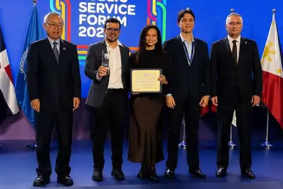 notícia: Semas recebe prêmio de melhor política pública inclusiva da ONU em Tbilisi, na Geórgia