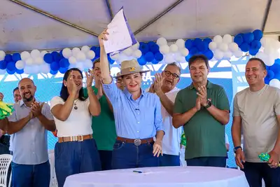notícia: Governadora Hana Ghassan garante asfaltamento a Conceição do Araguaia 