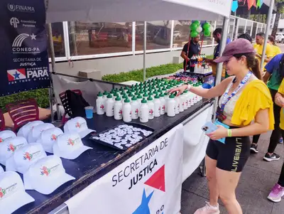 notícia: Secretaria de Justiça promove ação de prevenção às drogas durante corrida de rua 