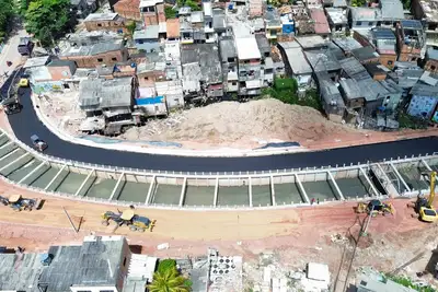 notícia: Obra do Canal da Caraparú avança com saneamento, drenagem e urbanização no Guamá