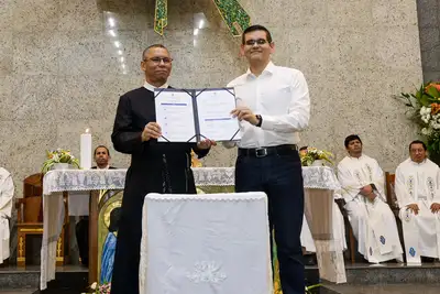 notícia: Governo do Pará garante construção do novo Santuário de Nossa Senhora do Perpétuo Socorro
