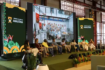 notícia: Casa Sociobio destaca protagonismo dos povos e comunidades tradicionais em painel da II Semana do Clima da Amazônia
