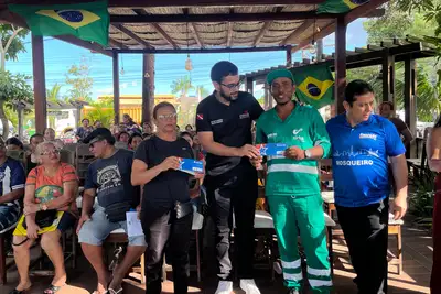 notícia: Famílias de Mosqueiro recebem auxílio para melhoria habitacional