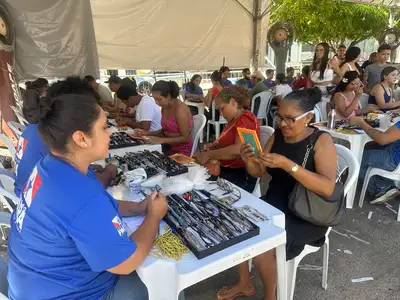 notícia: Estado leva ação do programa 'Por Todas Elas' ao município de Mocajuba